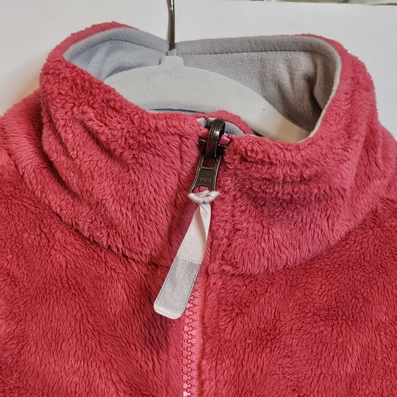 The North Face Hot Pink Fleece Jacket Full Zip Wmns Sz Small - Picture 6 of 13
